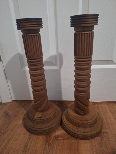 Coppia candelabri alti - di,