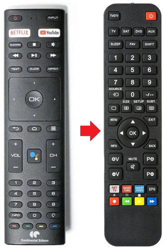 Telecomando adatto per eko - telecomando,