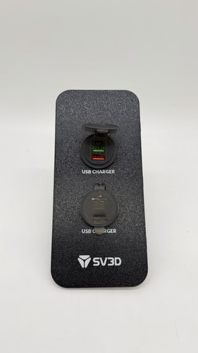 Placchetta doppio usb - usb, per