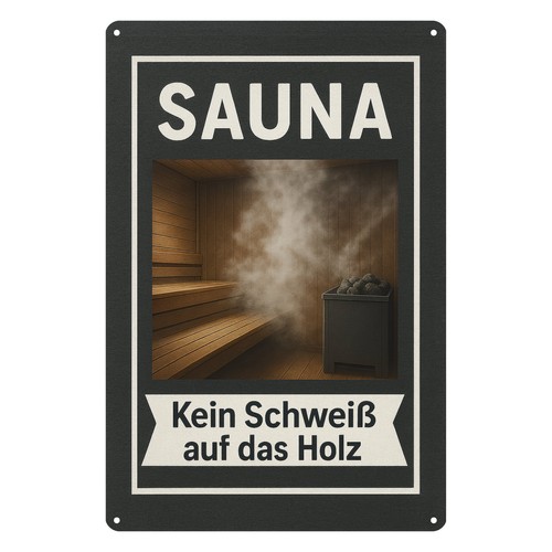 Sauna nota sudore targa - , in