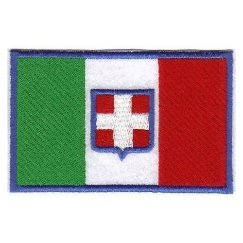 Patch italia con stemma - con,