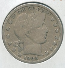 1905-P Dime D'Argento Barber