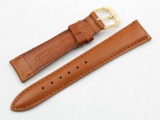 Cinturino Citizen 19mm Vera Pelle Marrone Stile Classico Retrò Cool Unisex Nuovo