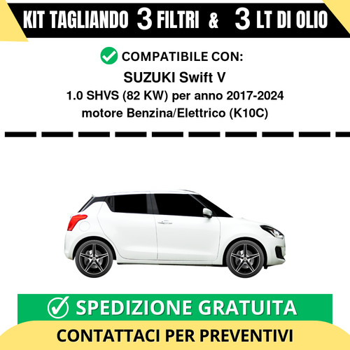 Tagliando per suzuki swift - per, v