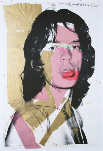 Andy warhol mick jagger - andy,
