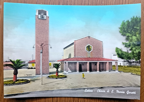 Cartolina latina chiesa - cartolina, ,