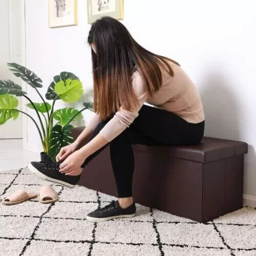 Pouf contenitore rettangolare