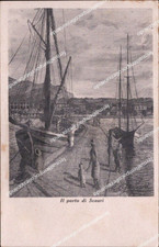 be682 cartolina il porto di scauri provincia di latina lazio