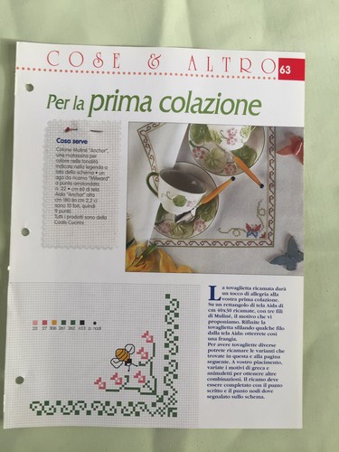 Schema punto croce - , per