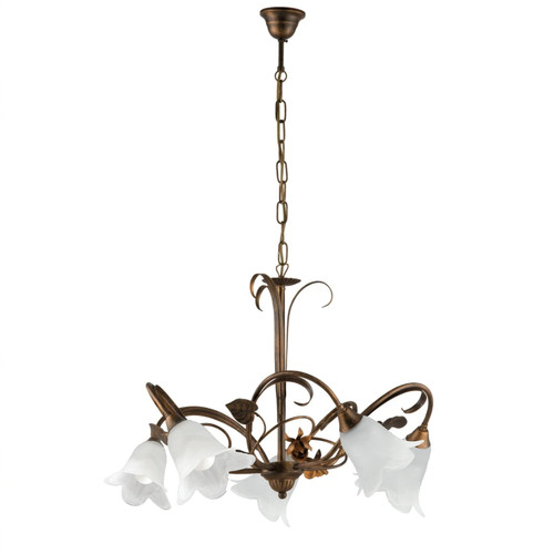 Lampadario arte povera - lampadario, cestino