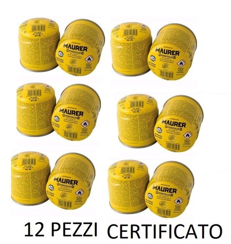12pz bomboletta cartuccia gas - bomboletta,