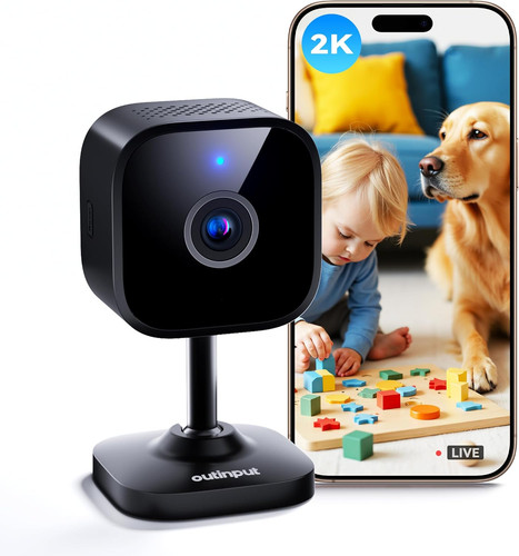 Telecamera interno 2k - wi-fi,