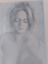 Quadro Antico Di Fernando Brunetti Donna Anni 80'-90'