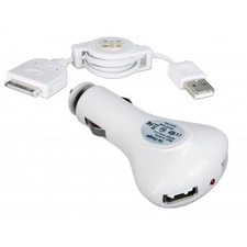 Scatola aperta: 2 PORTE 2.1 AMP USB CARICATORE AUTO IPOD/IPHONE/IPAD/IPAD2