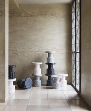 Normann Copenhagen Bit Sgabello Tavolino di Simon Legald Bianco/Multicolore (A)