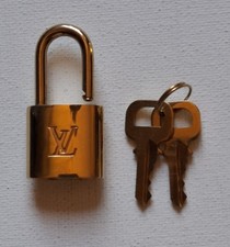 LOUIS VUITTON ORIGINALE LUCCHETTO E CHIAVI LOCK  KEYs
