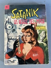 Satanik N 1 Corno Originale In Ottimo Stato! Prima Edizione 1964