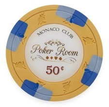 100 fiches poker arancioni