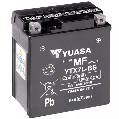 Batteria ytx7l originale - batteria, ytx7l-bs