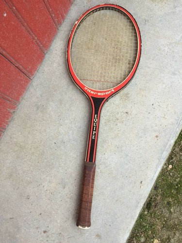 Vecchio racchetta tennis - vecchio,