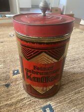 SCATOLA CAFFE' GRANDE LATTA CAFFE' NO CACAO CACAO PUBBLICITÀ COFFIE CAFE 1930