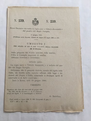 Decreto radia regia - radia,
