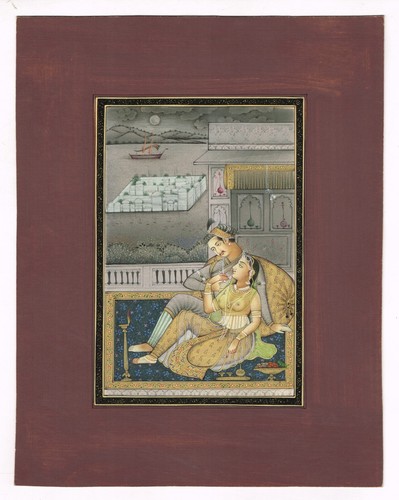 Dipinto miniatura mughal - miniatura,