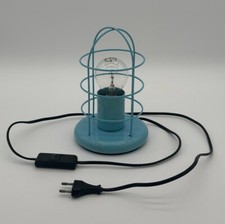 LAMPADA AZZURRA DA TAVOLO ABAT-JOUR