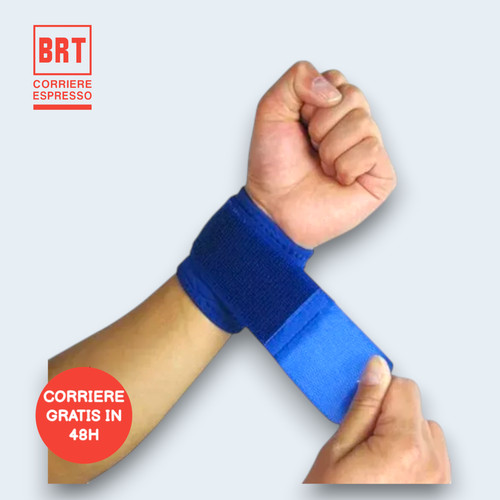 Tutore polso polsiera blu - polso,