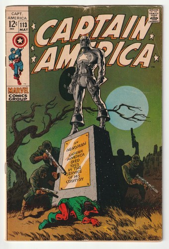 Captain america numero - america, 113