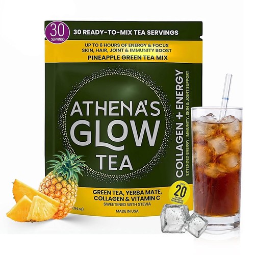 Athena glow tea - collagene, +