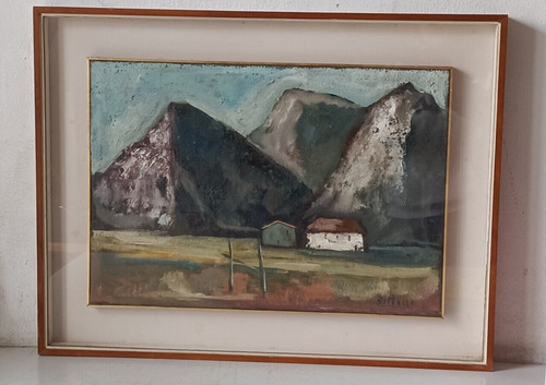Quadro olio tela - su,