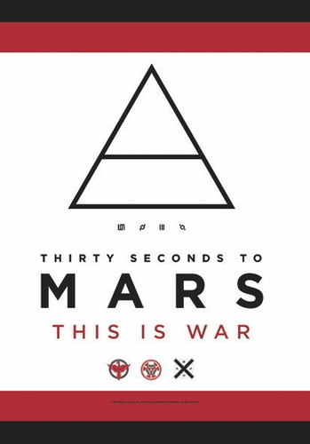 Seconds mars flagge - 30,