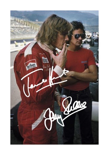 Poster autografo james hunt - poster,