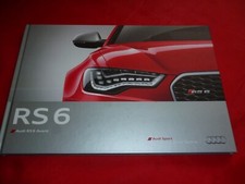 AUDI RS 6 C7 4G Avant Copertina Rigida Brochure Depliant Folletto dal 2013