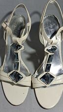 GUESS SANDALI GIOIELLO ELEGANTI CON TACCHI IN LAMINATO  n°39 PARI AL NUOVO