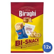 12x Multipack Biraghi Formaggio Snack E Taralli No Frigo Gr 40