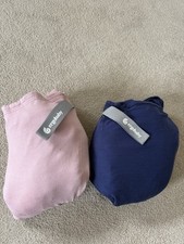 Fascia bambino Ergo blu e rosa