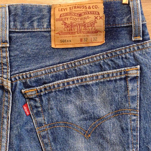 Jeans vintage levis 501xx 1995 - vintage,