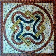 Rivestimento Medaglione Piastrella Rosone Intreccio Mosaico Marmo Vari Modelli 