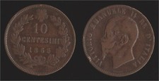 10 CENTESIMI 1863 PARIGI -
