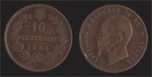 Centesimi 1863 parigi - centesimi,