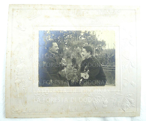 Foto militare antica fregio - ,