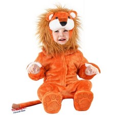 COSTUME VESTITO ABITO TRAVESTIMENTO CARNEVALE BAMBINO LEONCINO 
