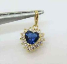 2Ct Heart Shape Blue Sapphire