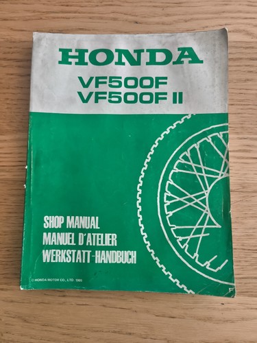 Honda vf500f vf500fii 1985 - vf500fii,
