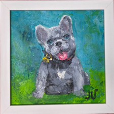 Dipinto Bulldog francese