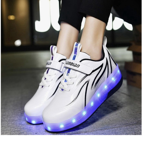 Scarpe rotelle bianche - scarpe, a