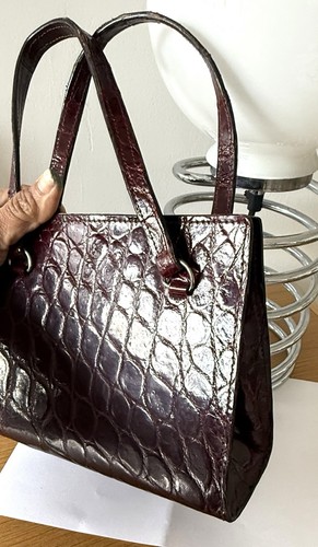 Mini sac lancel cuir crocodile - sac,