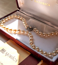 Collana perle champagne - perle,